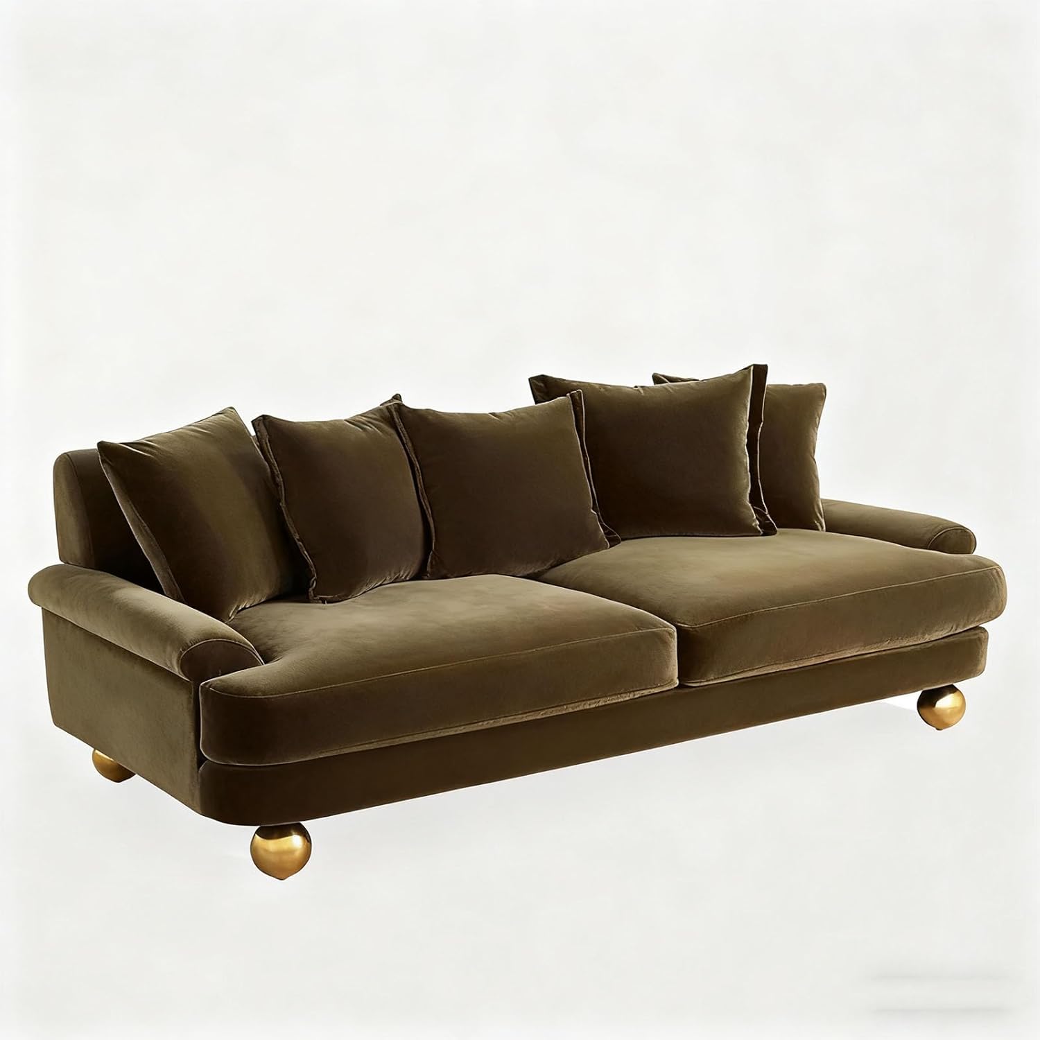 61XHZaREeiL._AC_SL1500_.jpg Retro and Simple Solid Wood Three-Seater Sofa for Home Living Room, Small Apartment, Casual Model Room, Fabric Sofa - Image 1