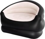 Inflatable Couch Outdoor Air Sofa,Blow Up Couches Lazy Sofa for Camping, Single Size