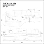 129" Curved Oversized Modular Leathaire Sectional Sofa with Right Chaise, 4 Pillows, 3 Back Cushion, Modern Style Comfy 5-Seater Couch, Easy Assembly, for Office, Apartment, Living Room, Brown - Image 2