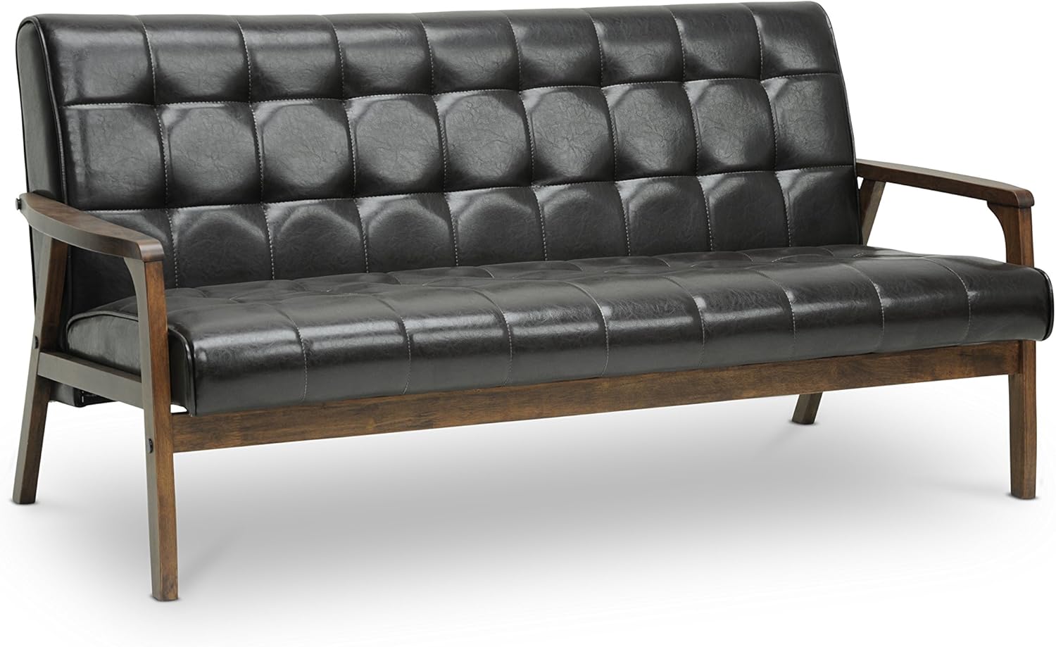 81GOAH8sfVL._AC_SL1500_.jpg Mid-Century Masterpieces Sofa, Brown, Sofa Only - Image 1