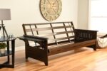 Futon in Black Finish, Full,